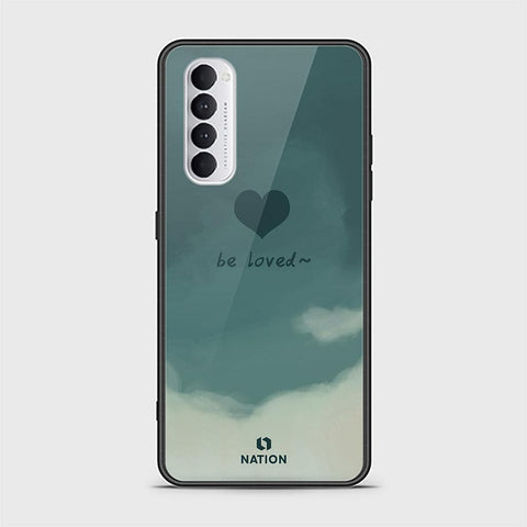 Oppo Reno 4 Pro Cover - ONation Heart Series - HQ Ultra Shine Premium Infinity Glass Soft Silicon Borders Case