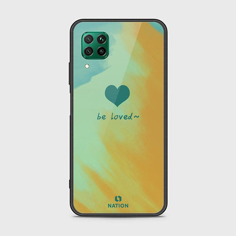 Huawei Nova 7i Cover - ONation Heart Series - HQ Ultra Shine Premium Infinity Glass Soft Silicon Borders Case