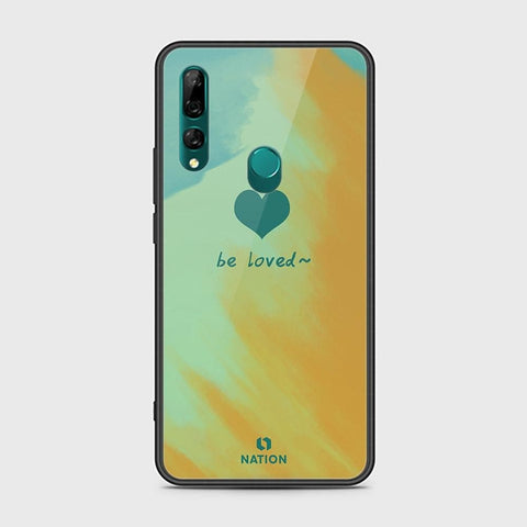 Honor 9X Cover - ONation Heart Series - HQ Ultra Shine Premium Infinity Glass Soft Silicon Borders Case