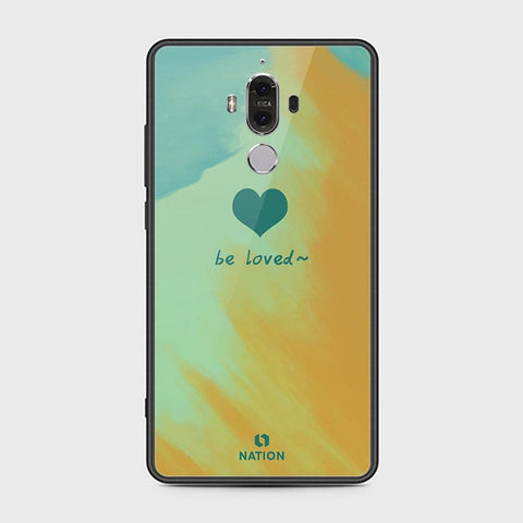 Huawei Mate 9 Cover - ONation Heart Series - HQ Ultra Shine Premium Infinity Glass Soft Silicon Borders Case