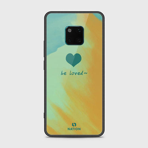 Huawei Mate 20 Pro Cover - ONation Heart Series - HQ Ultra Shine Premium Infinity Glass Soft Silicon Borders Case