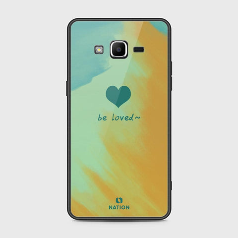 Samsung Galaxy Grand Prime Cover - ONation Heart Series - HQ Ultra Shine Premium Infinity Glass Soft Silicon Borders Case