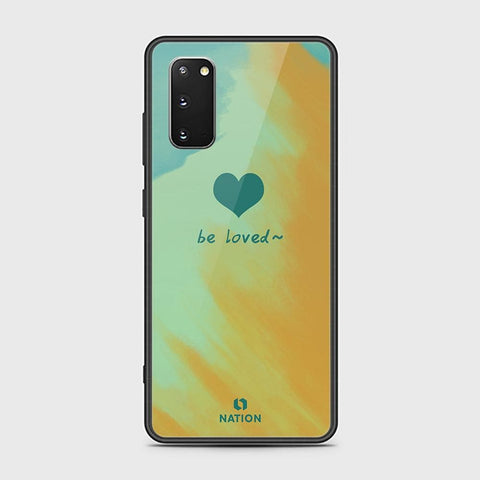 Samsung Galaxy S20 Plus Cover - ONation Heart Series - HQ Ultra Shine Premium Infinity Glass Soft Silicon Borders Case