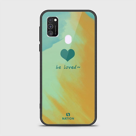 Samsung Galaxy M30s Cover - Onation Heart Series - HQ Ultra Shine Premium Infinity Glass Soft Silicon Borders Case