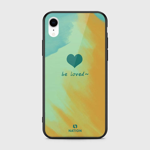 iPhone XR Cover - Onation Heart Series - HQ Ultra Shine Premium Infinity Glass Soft Silicon Borders Case