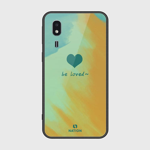 Samsung Galaxy A2 Core Cover - Onation Heart Series - HQ Ultra Shine Premium Infinity Glass Soft Silicon Borders Case