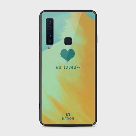 Samsung Galaxy A9 2018 Cover - Onation Heart Series - HQ Ultra Shine Premium Infinity Glass Soft Silicon Borders Case