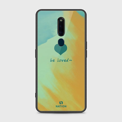 Oppo F11 Pro Cover - Onation Heart Series - HQ Ultra Shine Premium Infinity Glass Soft Silicon Borders Case