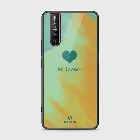 Vivo V15 Pro Cover - Onation Heart Series - HQ Ultra Shine Premium Infinity Glass Soft Silicon Borders Case