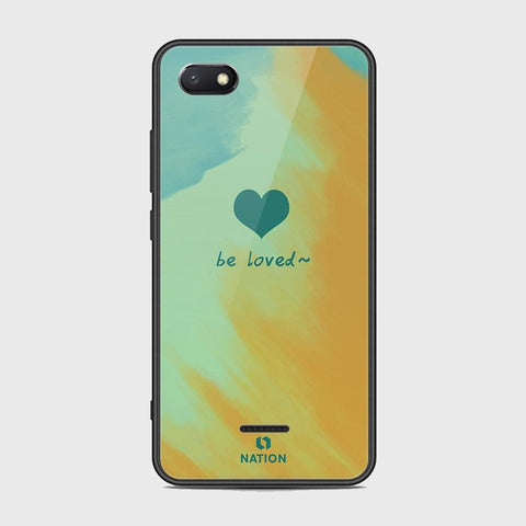 Xiaomi Redmi 6A Cover - Onation Heart Series - HQ Ultra Shine Premium Infinity Glass Soft Silicon Borders Case