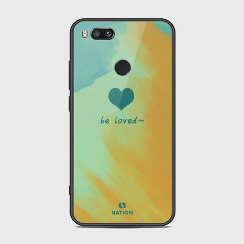 Xiaomi Mi A1 Cover - Onation Heart Series - HQ Ultra Shine Premium Infinity Glass Soft Silicon Borders Case