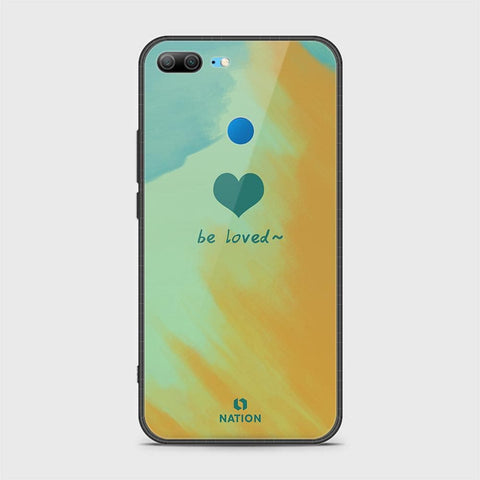 Huawei Honor 9 Lite Cover - Onation Heart Series - HQ Ultra Shine Premium Infinity Glass Soft Silicon Borders Case