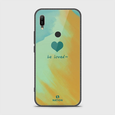 Huawei Y6 2019 / Y6 Prime 2019 Cover - Onation Heart Series - HQ Ultra Shine Premium Infinity Glass Soft Silicon Borders Case