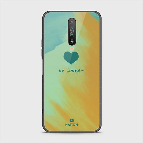 Xiaomi Redmi K30 Cover - ONation Heart Series - HQ Ultra Shine Premium Infinity Glass Soft Silicon Borders Case