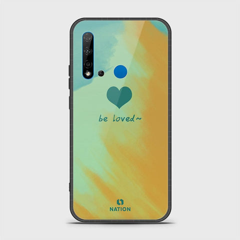 Huawi P20 Lite 2019 Cover - Onation Heart Series - HQ Ultra Shine Premium Infinity Glass Soft Silicon Borders Case