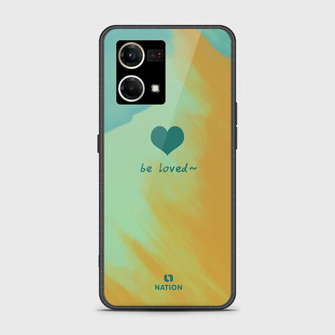 Oppo F21 Pro 4G Cover - ONation Heart Series - HQ Ultra Shine Premium Infinity Glass Soft Silicon Borders Case