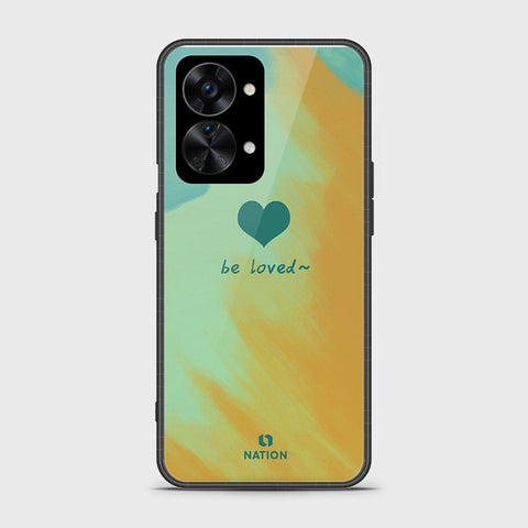 OnePlus Nord 2T Cover- Onation Heart Series - HQ Ultra Shine Premium Infinity Glass Soft Silicon Borders Case