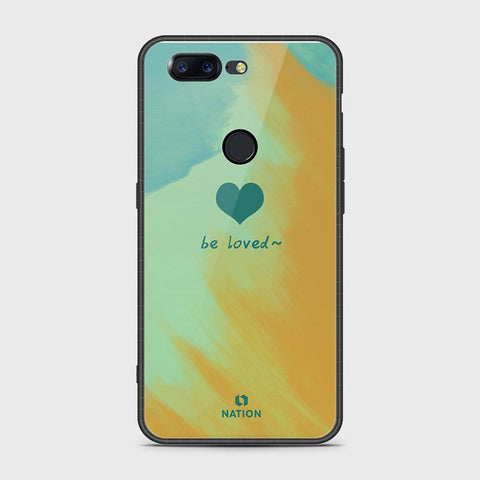 OnePlus 5T Cover- Onation Heart Series - HQ Ultra Shine Premium Infinity Glass Soft Silicon Borders Case