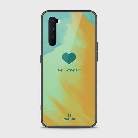 OnePlus Nord Cover- Onation Heart Series - HQ Ultra Shine Premium Infinity Glass Soft Silicon Borders Case