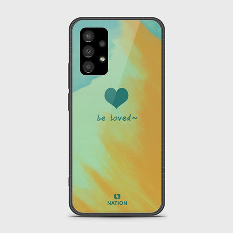 Samsung Galaxy A73 5G Cover- Onation Heart Series - HQ Ultra Shine Premium Infinity Glass Soft Silicon Borders Case