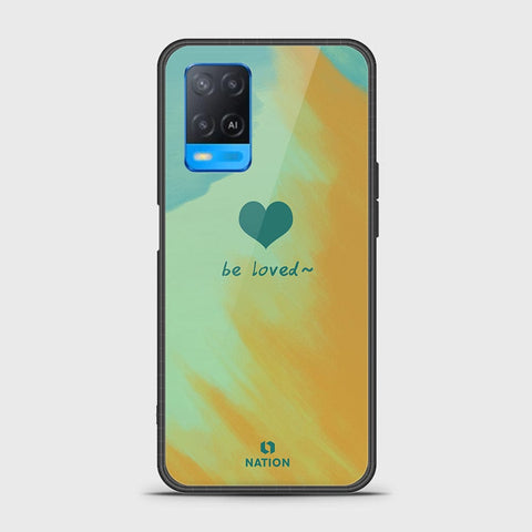 Oppo A54 4G Cover- Onation Heart Series - HQ Ultra Shine Premium Infinity Glass Soft Silicon Borders Case