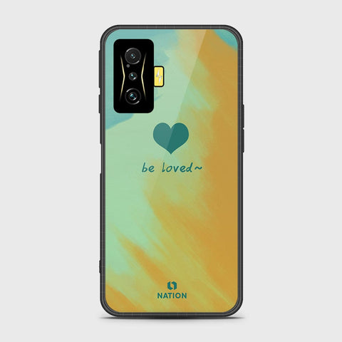 Xiaomi Poco F4 GT Cover- Onation Heart Series - HQ Ultra Shine Premium Infinity Glass Soft Silicon Borders Case