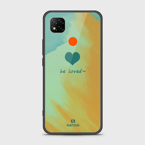 Xiaomi Redmi 9C Cover- Onation Heart Series - HQ Ultra Shine Premium Infinity Glass Soft Silicon Borders Case