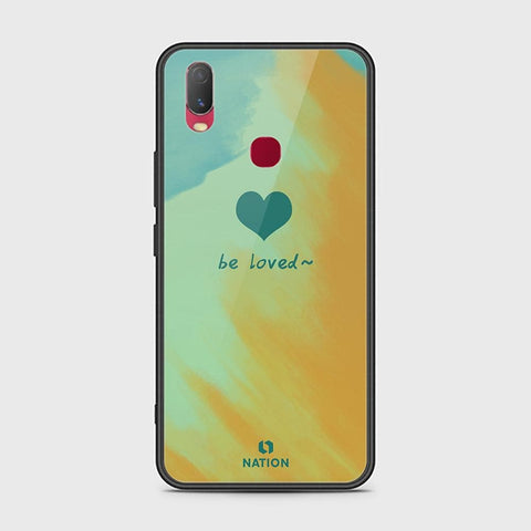 Vivo Y11 2019 Cover - ONation Heart Series - HQ Ultra Shine Premium Infinity Glass Soft Silicon Borders Case