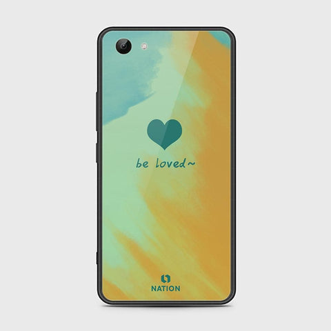 Vivo Y81 Cover - ONation Heart Series - HQ Ultra Shine Premium Infinity Glass Soft Silicon Borders Case