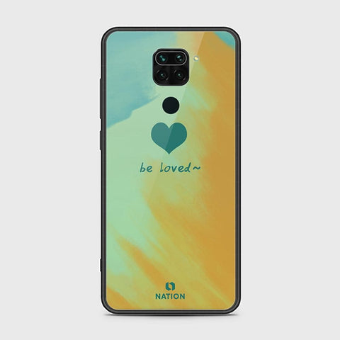 Xiaomi Redmi Note 9 Cover - ONation Heart Series - HQ Ultra Shine Premium Infinity Glass Soft Silicon Borders Case