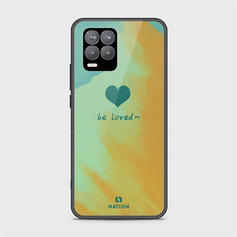 Realme 8 Pro Cover - ONation Heart Series - HQ Ultra Shine Premium Infinity Glass Soft Silicon Borders Case