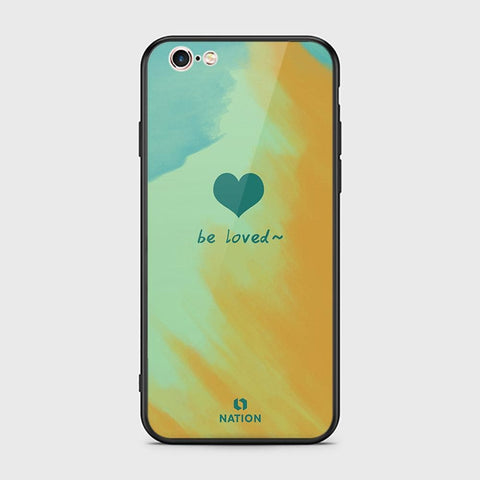 iPhone 6S / 6 Cover - ONation Heart Series - HQ Ultra Shine Premium Infinity Glass Soft Silicon Borders Case