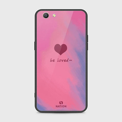 Oppo F1S Cover - ONation Heart Series - HQ Ultra Shine Premium Infinity Glass Soft Silicon Borders Case