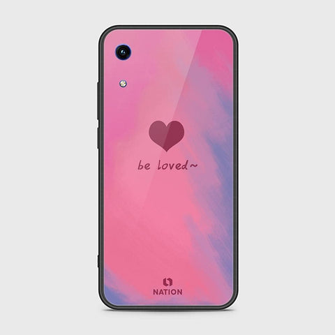 Huawei Honor 8A Cover - ONation Heart Series - HQ Ultra Shine Premium Infinity Glass Soft Silicon Borders Case