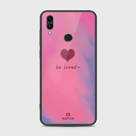 Huawei Honor 10 Lite Cover - ONation Heart Series - HQ Ultra Shine Premium Infinity Glass Soft Silicon Borders Case