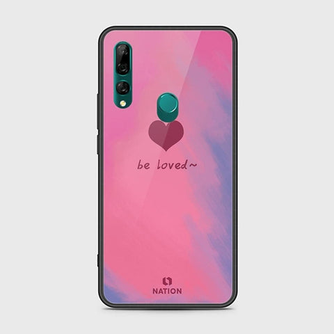 Honor 9X Cover - ONation Heart Series - HQ Ultra Shine Premium Infinity Glass Soft Silicon Borders Case