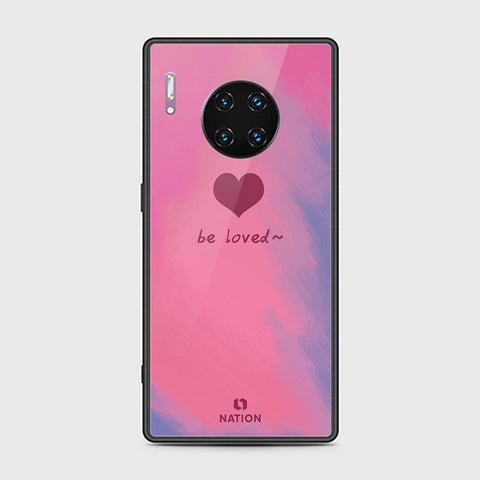 Huawei Mate 30 Pro Cover - ONation Heart Series - HQ Ultra Shine Premium Infinity Glass Soft Silicon Borders Case