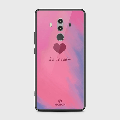 Huawei Mate 10 Pro Cover - ONation Heart Series - HQ Ultra Shine Premium Infinity Glass Soft Silicon Borders Case