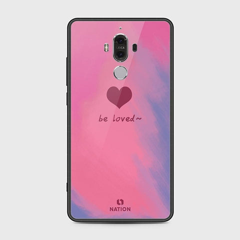 Huawei Mate 9 Cover - ONation Heart Series - HQ Ultra Shine Premium Infinity Glass Soft Silicon Borders Case