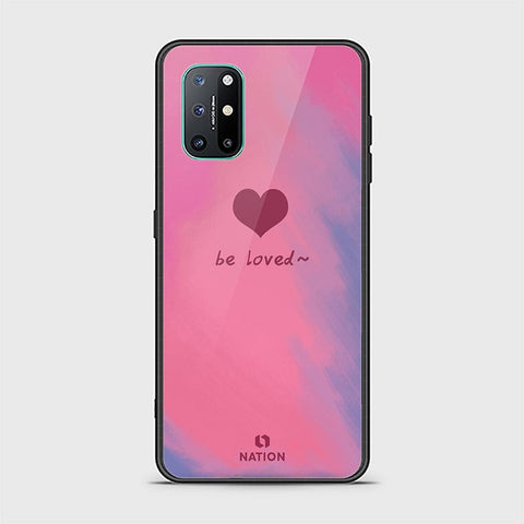 OnePlus 8T Cover - ONation Heart Series - HQ Ultra Shine Premium Infinity Glass Soft Silicon Borders Case