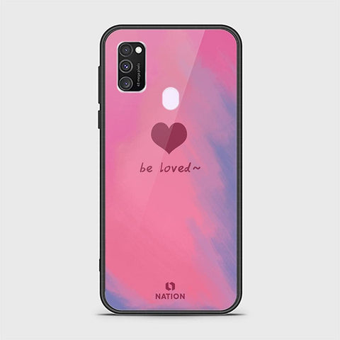 Samsung Galaxy M30s Cover - Onation Heart Series - HQ Ultra Shine Premium Infinity Glass Soft Silicon Borders Case