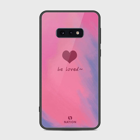 Samsung Galaxy S10e Cover - Onation Heart Series - HQ Ultra Shine Premium Infinity Glass Soft Silicon Borders Case