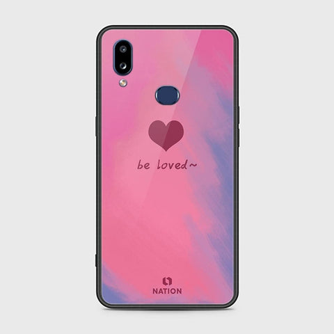 Samsung Galaxy A10s Cover - Onation Heart Series - HQ Ultra Shine Premium Infinity Glass Soft Silicon Borders Case