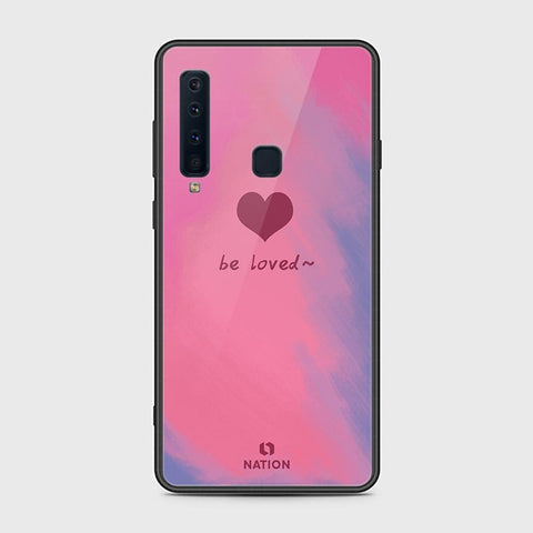 Samsung Galaxy A9 2018 Cover - Onation Heart Series - HQ Ultra Shine Premium Infinity Glass Soft Silicon Borders Case