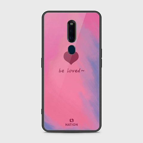 Oppo F11 Pro Cover - Onation Heart Series - HQ Ultra Shine Premium Infinity Glass Soft Silicon Borders Case