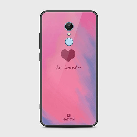 Redmi 5 Plus Cover - Onation Heart Series - HQ Ultra Shine Premium Infinity Glass Soft Silicon Borders Case