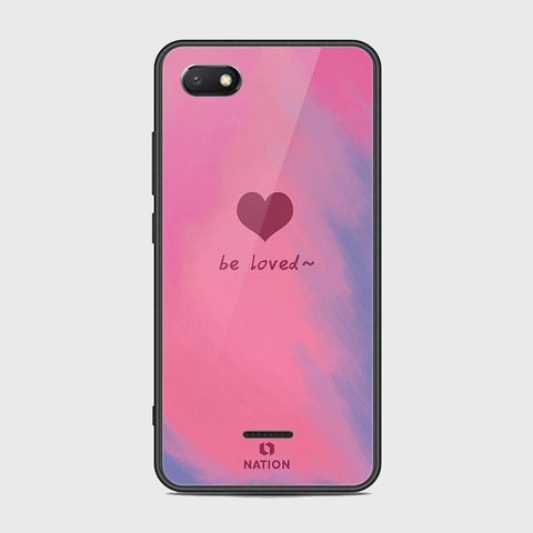 Xiaomi Redmi 6A Cover - Onation Heart Series - HQ Ultra Shine Premium Infinity Glass Soft Silicon Borders Case