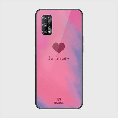 Realme 7 Pro Cover - Onation Heart Series - HQ Ultra Shine Premium Infinity Glass Soft Silicon Borders Case