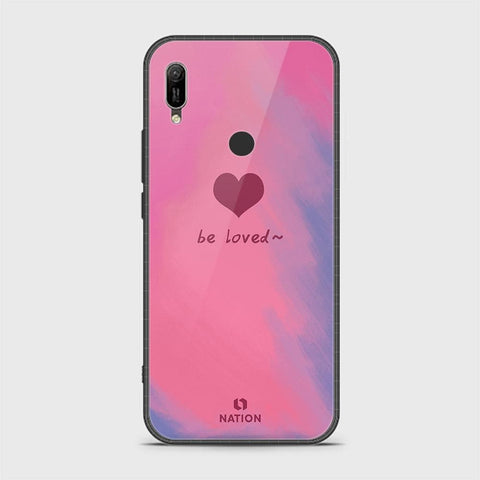 Huawei Y6 2019 / Y6 Prime 2019 Cover - Onation Heart Series - HQ Ultra Shine Premium Infinity Glass Soft Silicon Borders Case