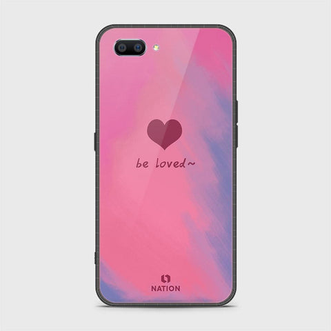 Realme C1 Cover - Onation Heart Series - HQ Ultra Shine Premium Infinity Glass Soft Silicon Borders Case